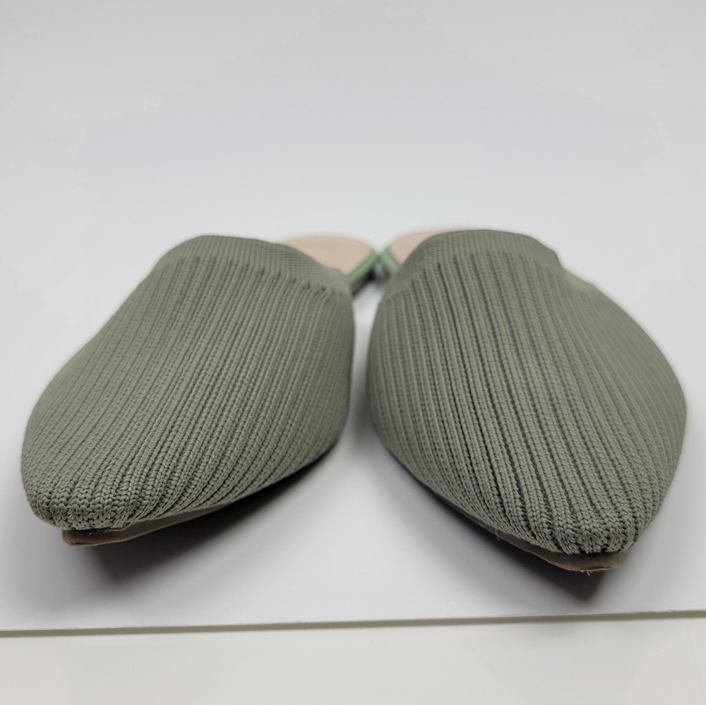 Lulu's Jeaney Ribbed Knit Pointed Toe Mule - 8.5 - Picture 4 of 12